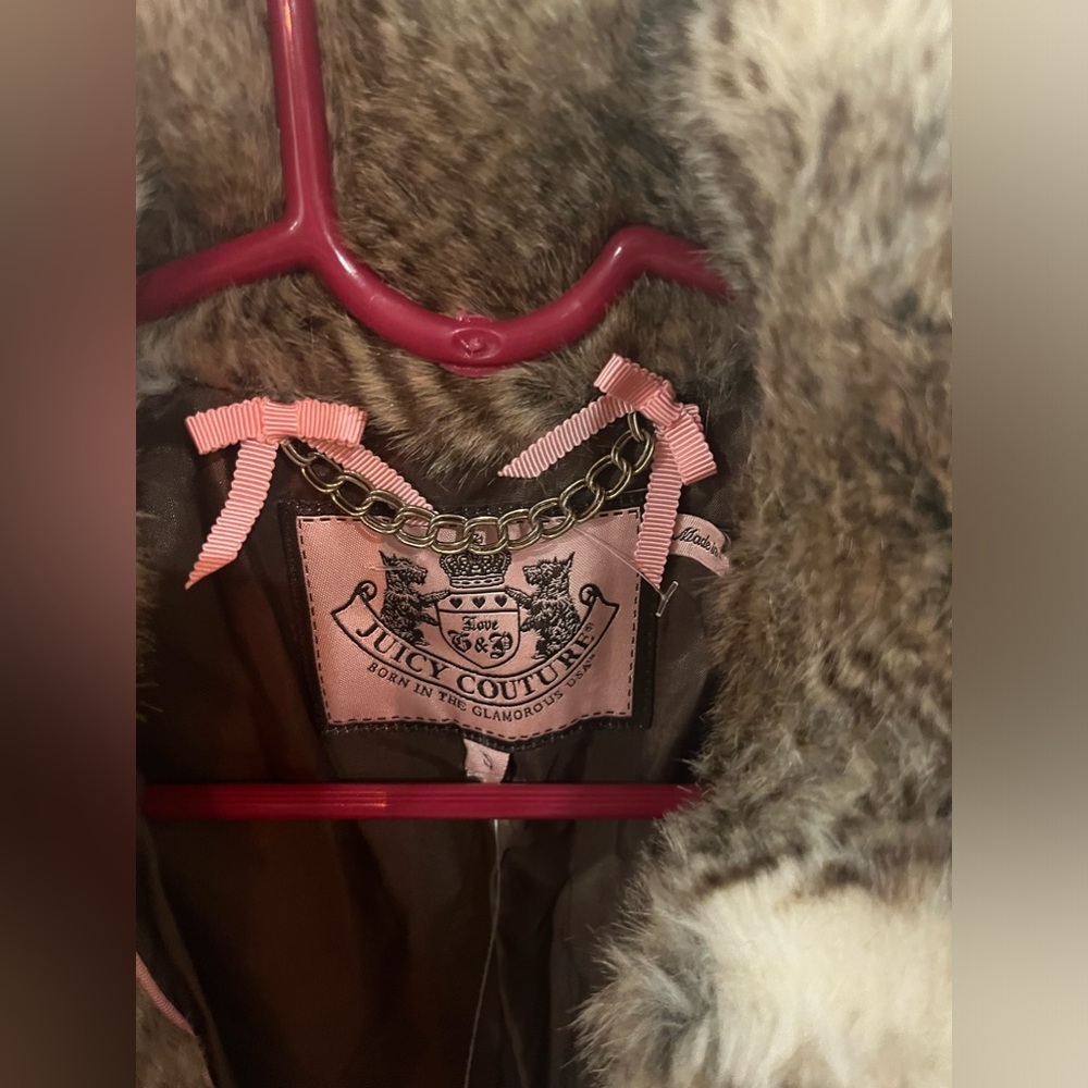 Vintage Juicy Couture Faux Fur bolero jacket - Picture 5 of 10